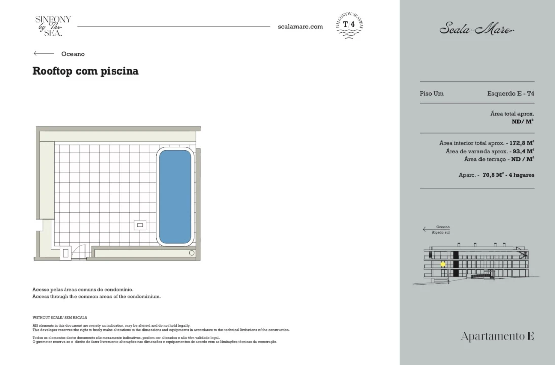 Apartamento T4 para Venda em Canidelo Planta 2