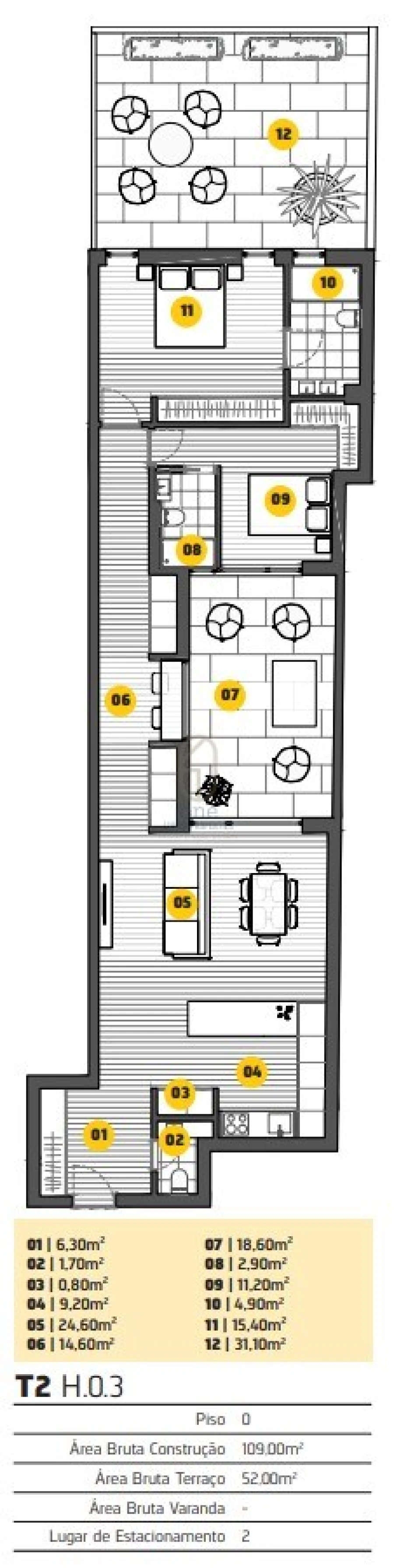 Apartamento T2 para Venda em Cedofeita, Santo Ildefonso, Sé, Miragaia, São Nicolau e Vitória Foto 28