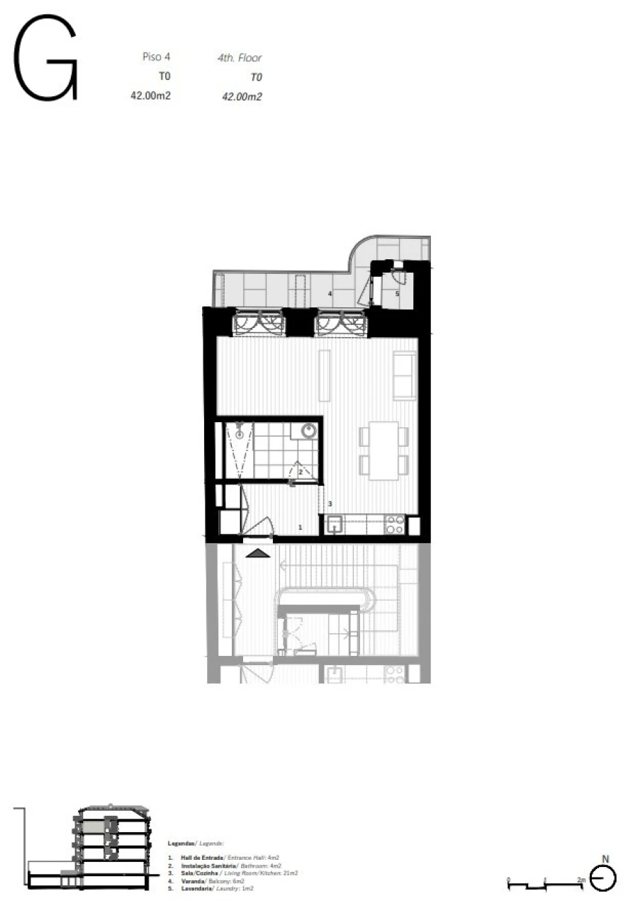 Apartamento para Venda em Cedofeita, Santo Ildefonso, Sé, Miragaia, São Nicolau e Vitória Planta 1