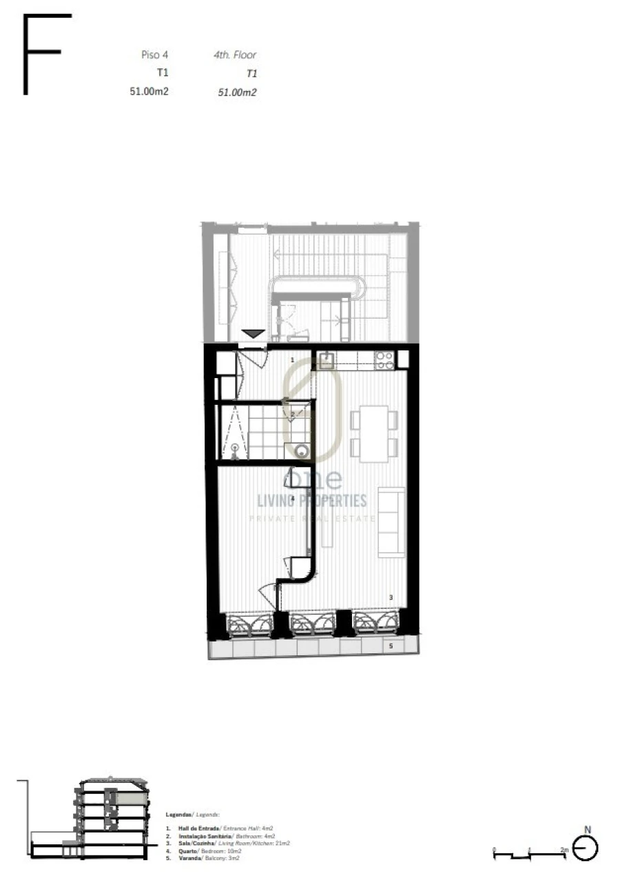 Apartamento T1 para Venda em Cedofeita, Santo Ildefonso, Sé, Miragaia, São Nicolau e Vitória Foto 9