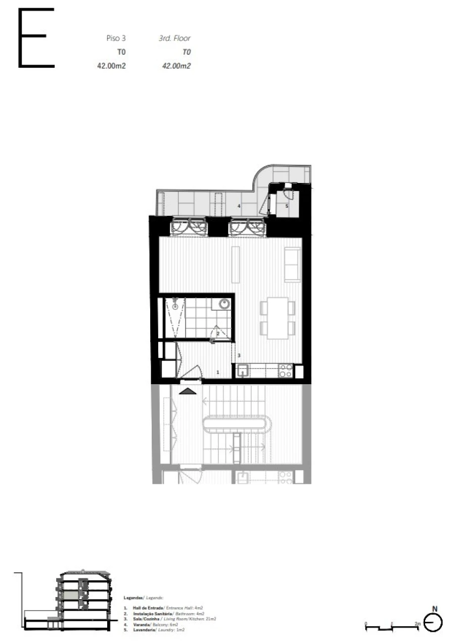 Apartamento para Venda em Cedofeita, Santo Ildefonso, Sé, Miragaia, São Nicolau e Vitória Planta 1