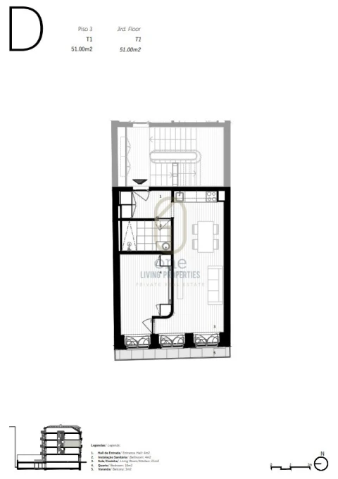 Apartamento T1 para Venda em Cedofeita, Santo Ildefonso, Sé, Miragaia, São Nicolau e Vitória