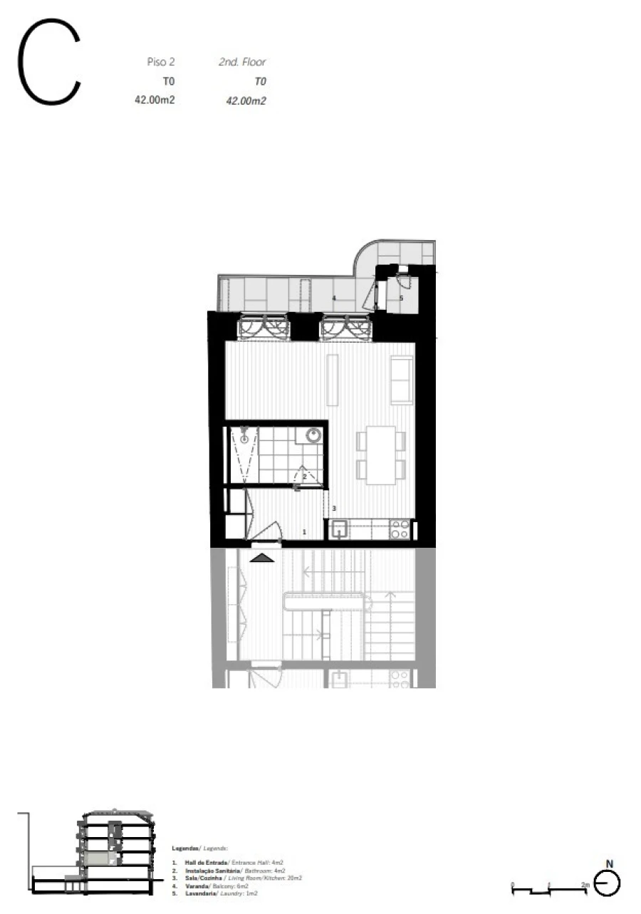 Apartamento para Venda em Cedofeita, Santo Ildefonso, Sé, Miragaia, São Nicolau e Vitória Planta 1