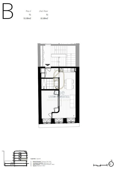 Apartamento T1 para Venda em Cedofeita, Santo Ildefonso, Sé, Miragaia, São Nicolau e Vitória