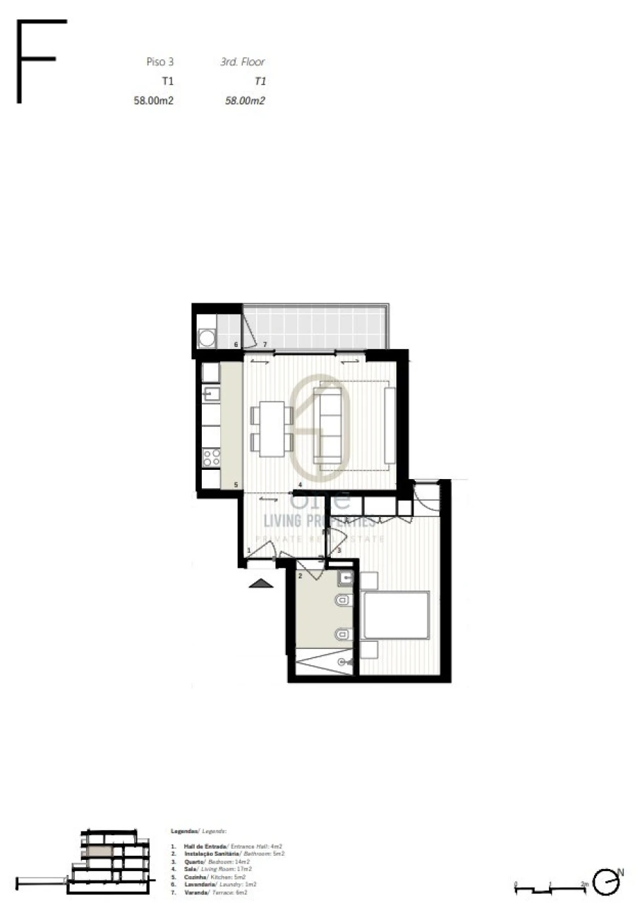 Apartamento T1 para Venda em Cedofeita, Santo Ildefonso, Sé, Miragaia, São Nicolau e Vitória Foto 7