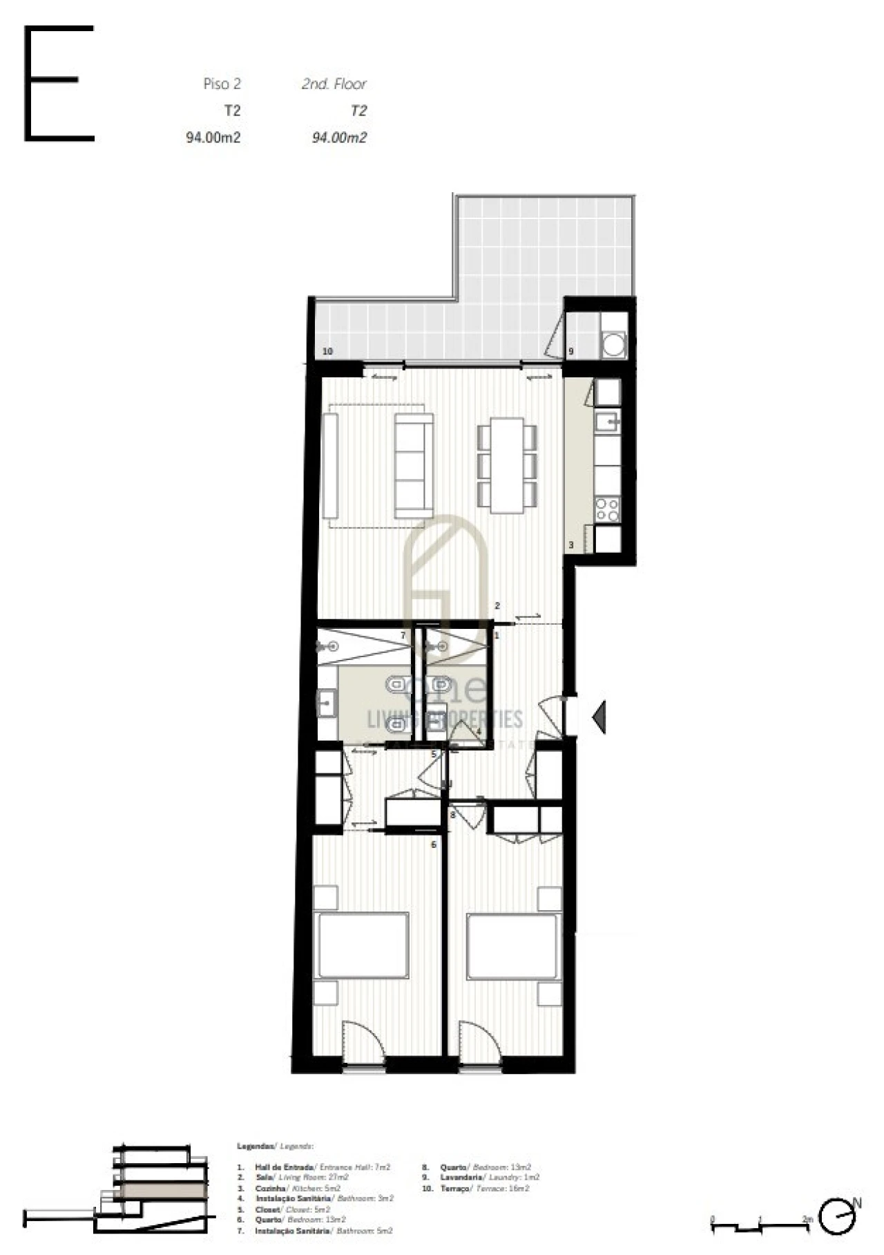 Apartamento T2 para Venda em Cedofeita, Santo Ildefonso, Sé, Miragaia, São Nicolau e Vitória Foto 7
