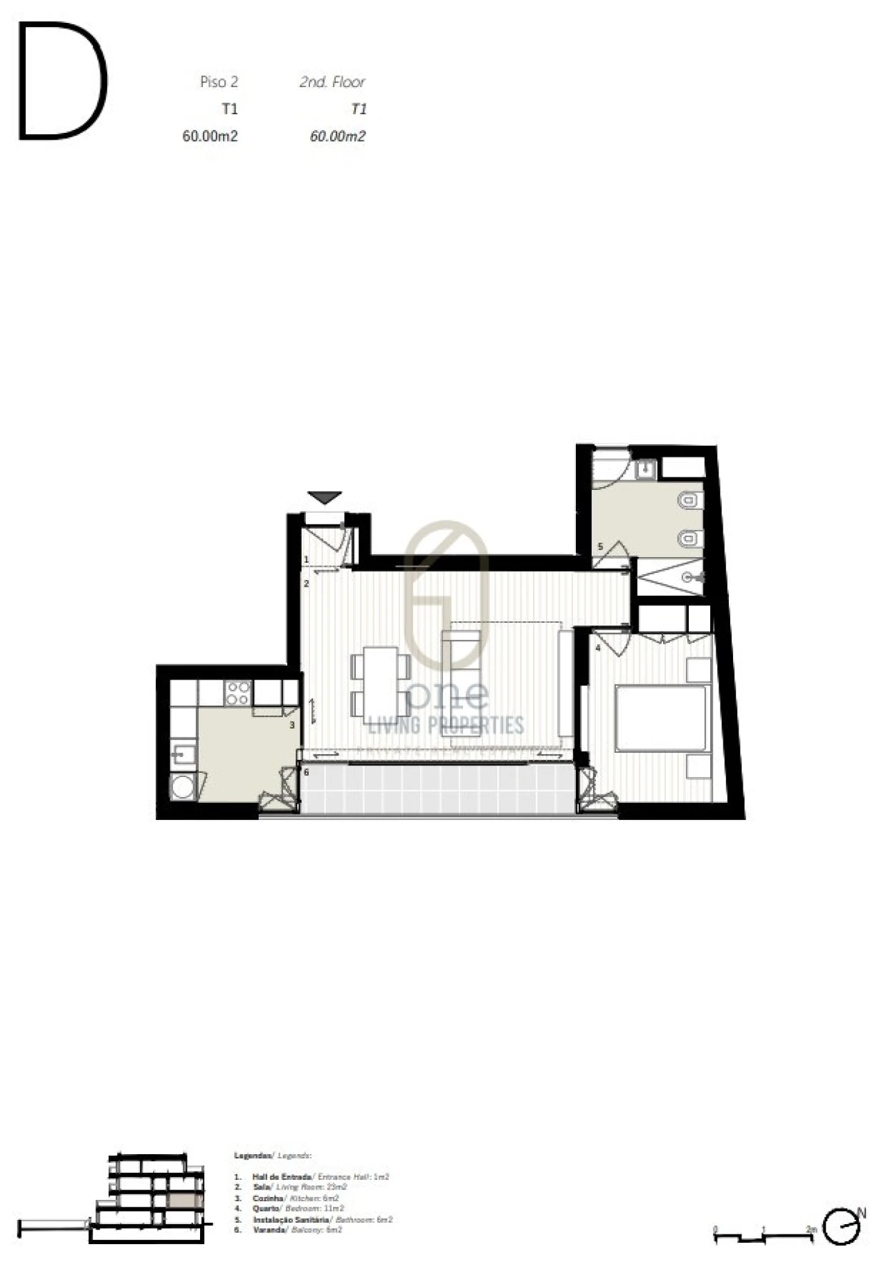 Apartamento T1 para Venda em Cedofeita, Santo Ildefonso, Sé, Miragaia, São Nicolau e Vitória Foto 6