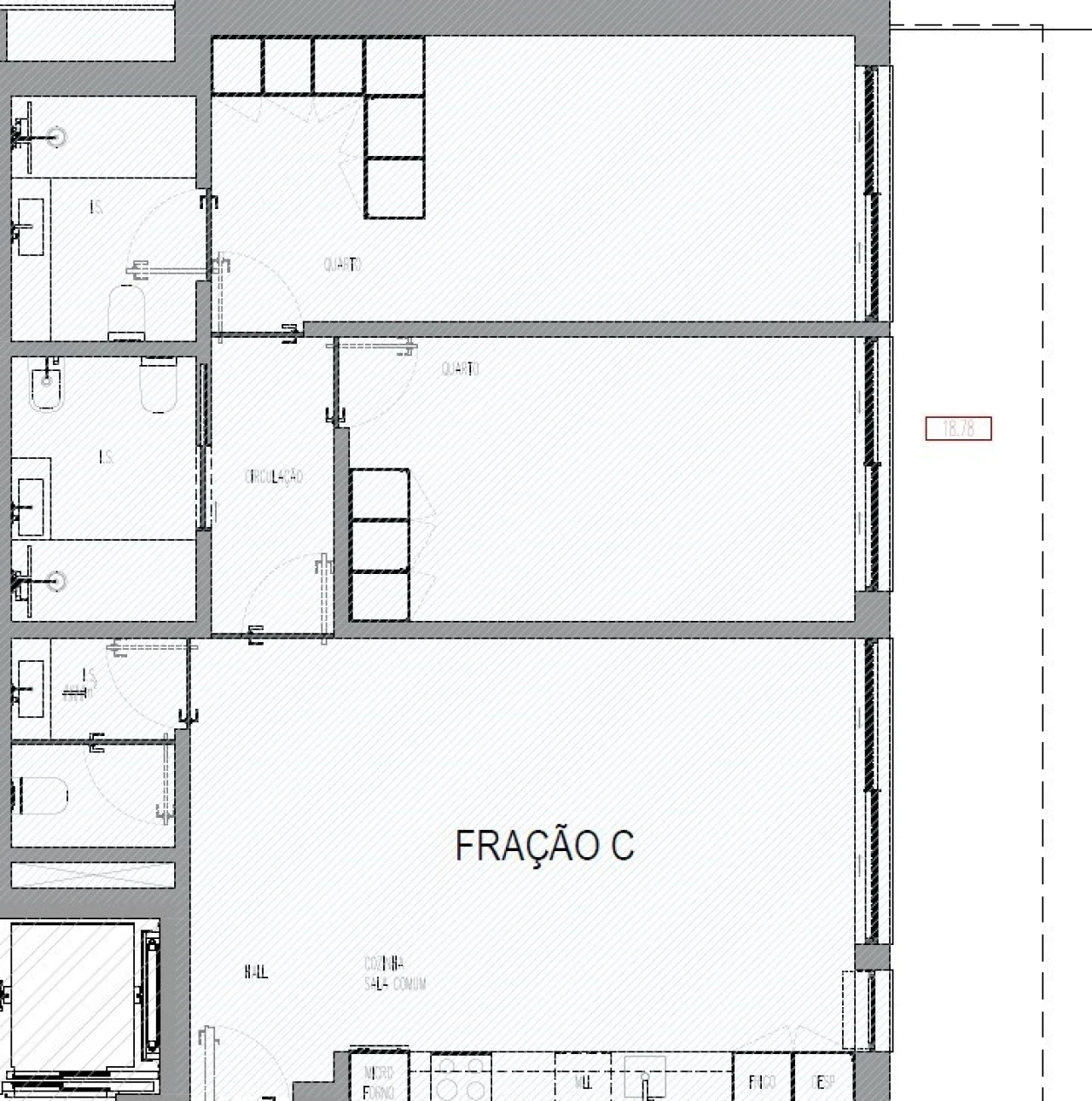 Apartamento T2 para Venda em Madalena Foto 21