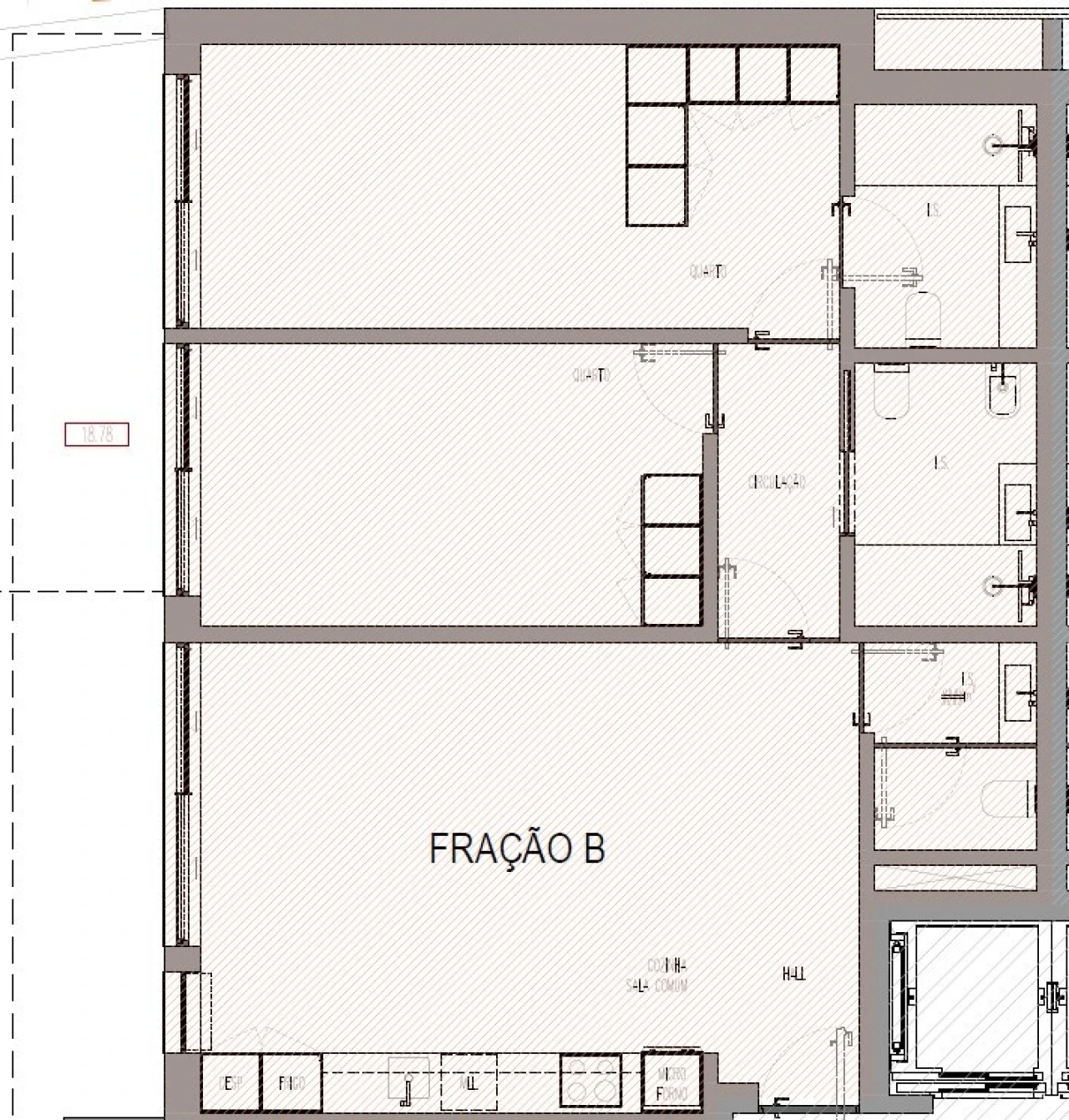 Apartamento T2 para Venda em Madalena Foto 21