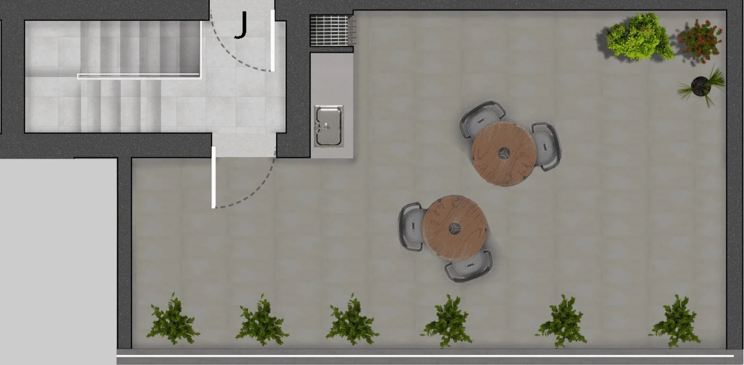 Apartamento T3 para Venda em Montenegro Planta 2