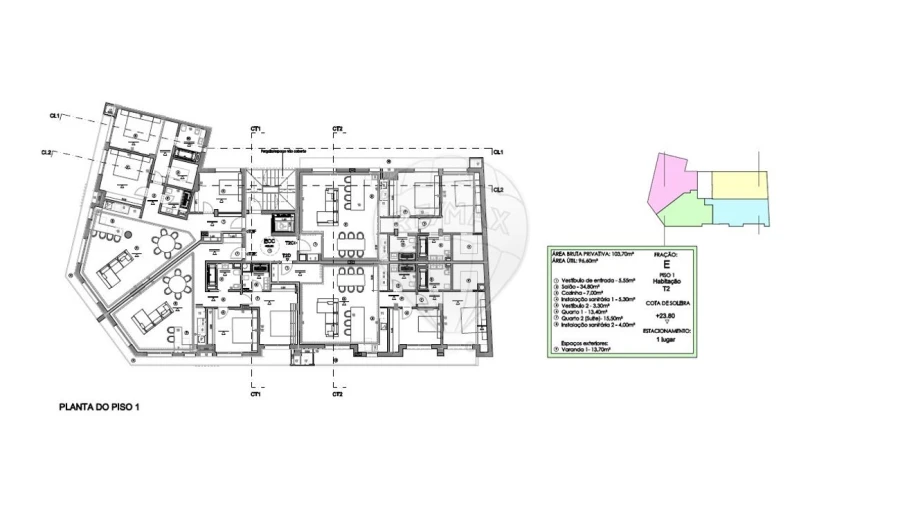 Apartamento T2 para Venda em Almeirim Foto 15