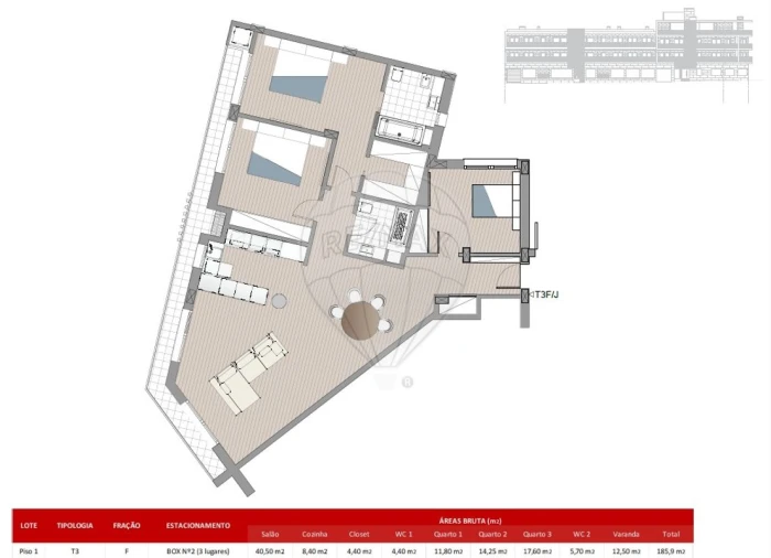 Apartamento T3 para Venda em Almeirim Foto 18