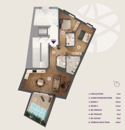 Apartamento T2 para Venda em Lagos (São Sebastião e Santa Maria)