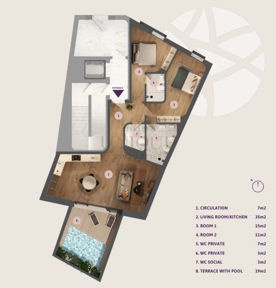 Apartamento T2 para Venda em Lagos (São Sebastião e Santa Maria) Foto 5
