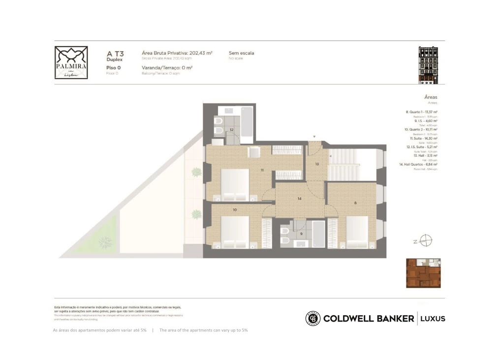 Apartamento T3 para Venda em Arroios Planta 2