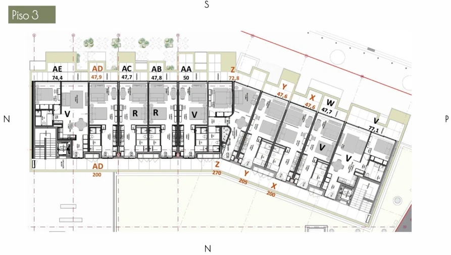Apartamento para Venda em Matosinhos e Leça da Palmeira Planta 1