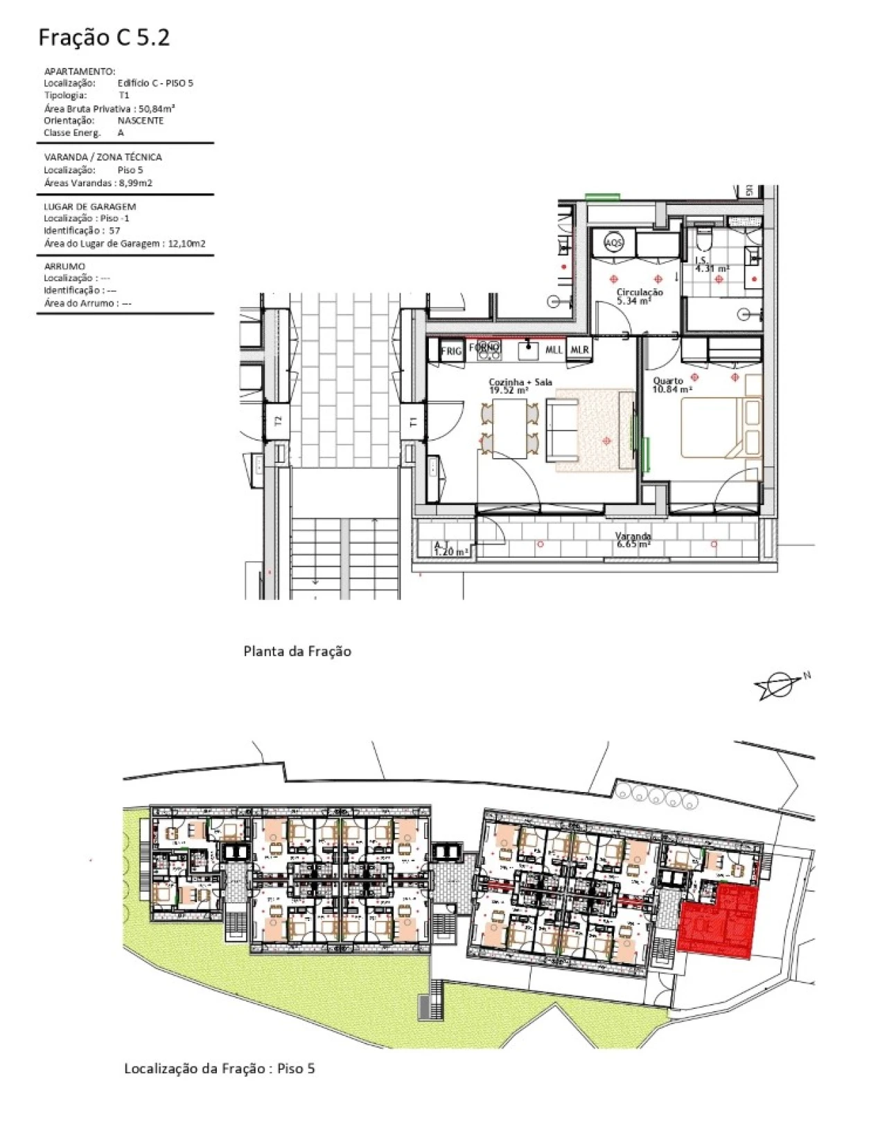 Apartamento T1 para Venda em Campanhã Foto 12