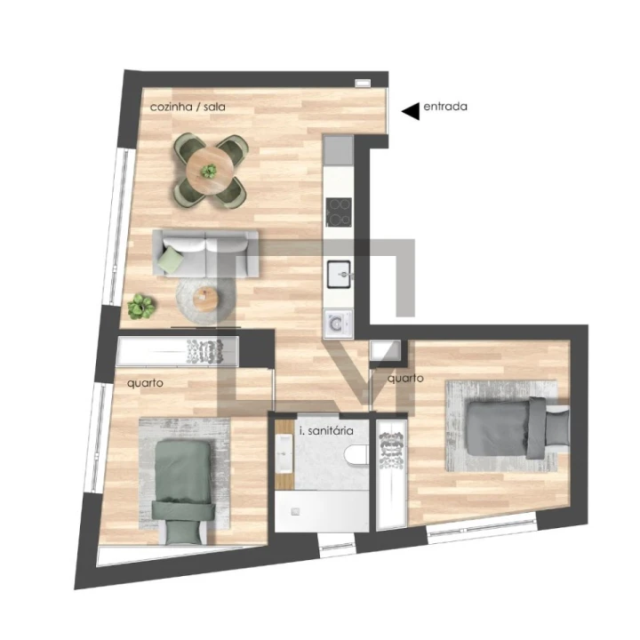 Apartamento T2 para Venda em Paranhos Foto 12