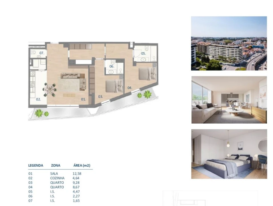 Apartamento T2 para Venda em Paranhos Foto 10