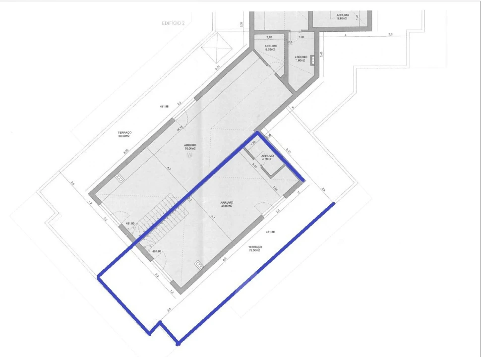 Apartamento T4 para Venda em Viseu Planta 2
