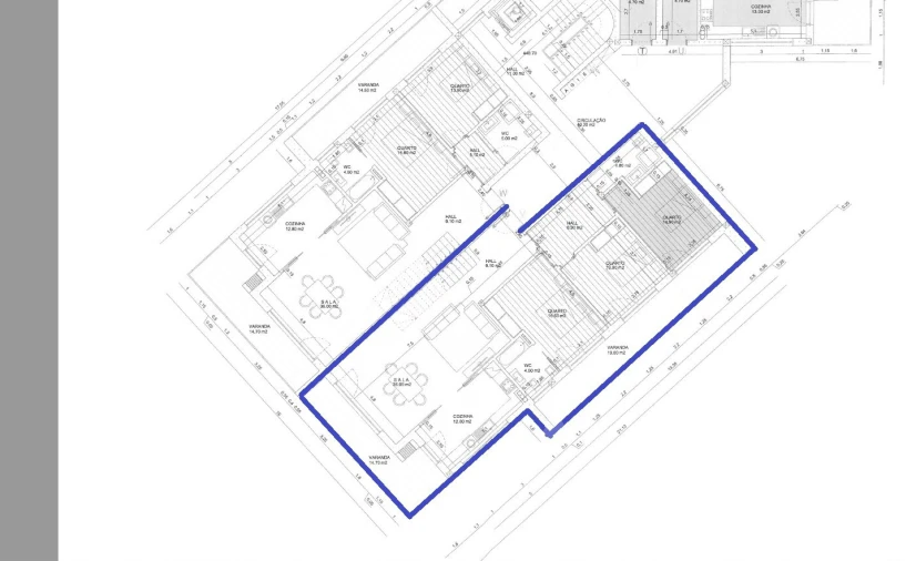 Apartamento T4 para Venda em Viseu Planta 1
