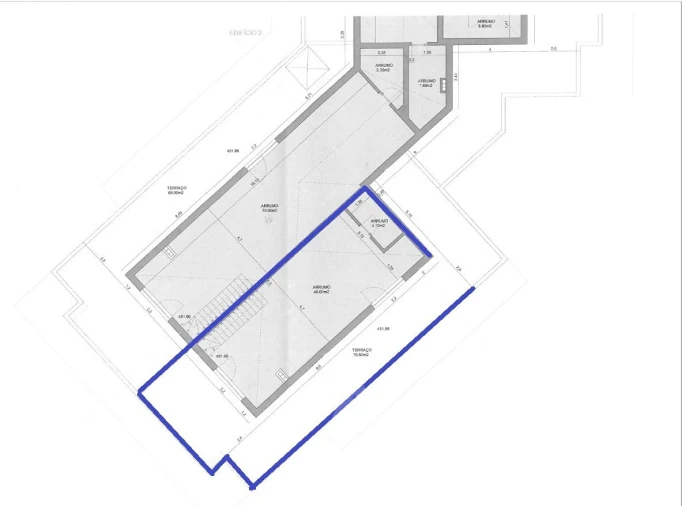 Apartamento T4 para Venda em Viseu Planta 2