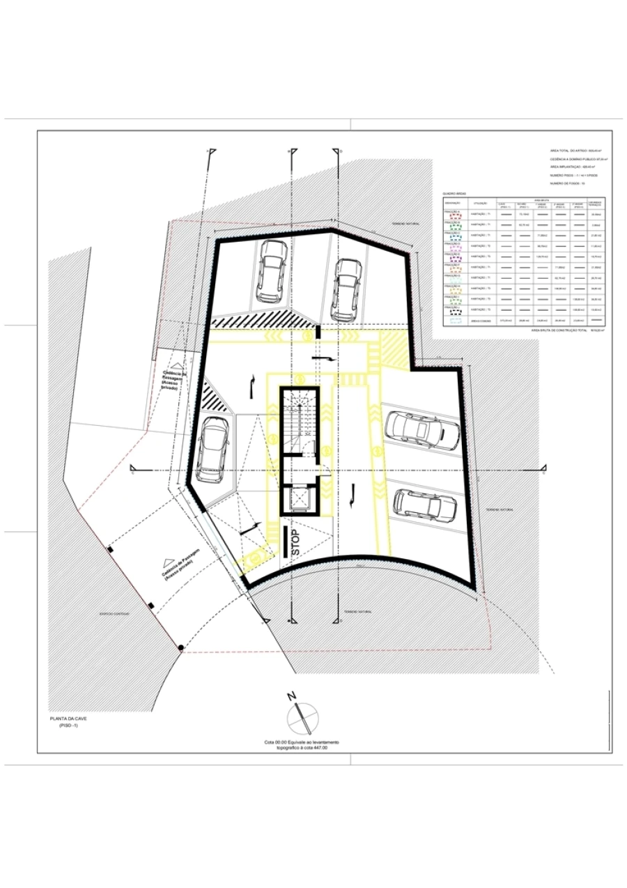 Apartamento T1 para Venda em Viseu Planta 1