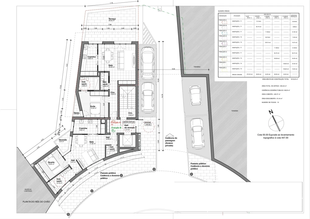 Apartamento T1 para Venda em Viseu Planta 2