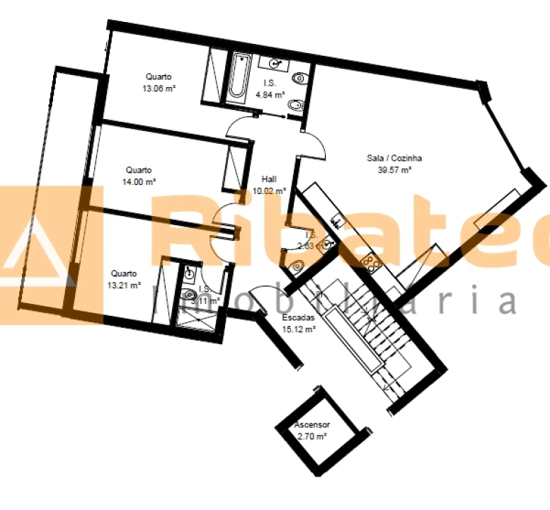 Apartamento T3 para Venda em Almeirim Foto 11