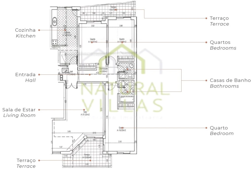 Apartamento T3 para Venda em Quelfes Foto 8