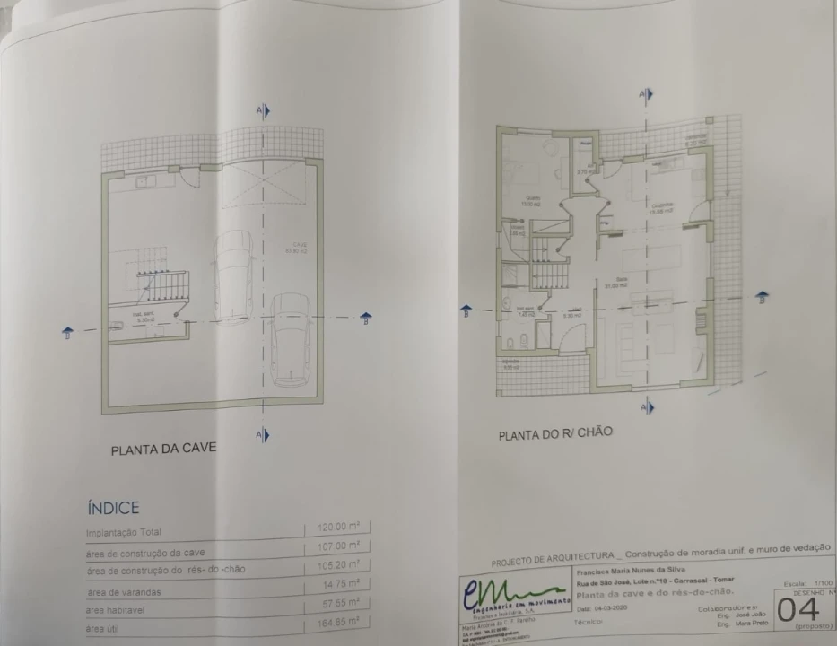 Terreno para Venda em São João Baptista e Santa Maria dos Olivais Planta 4