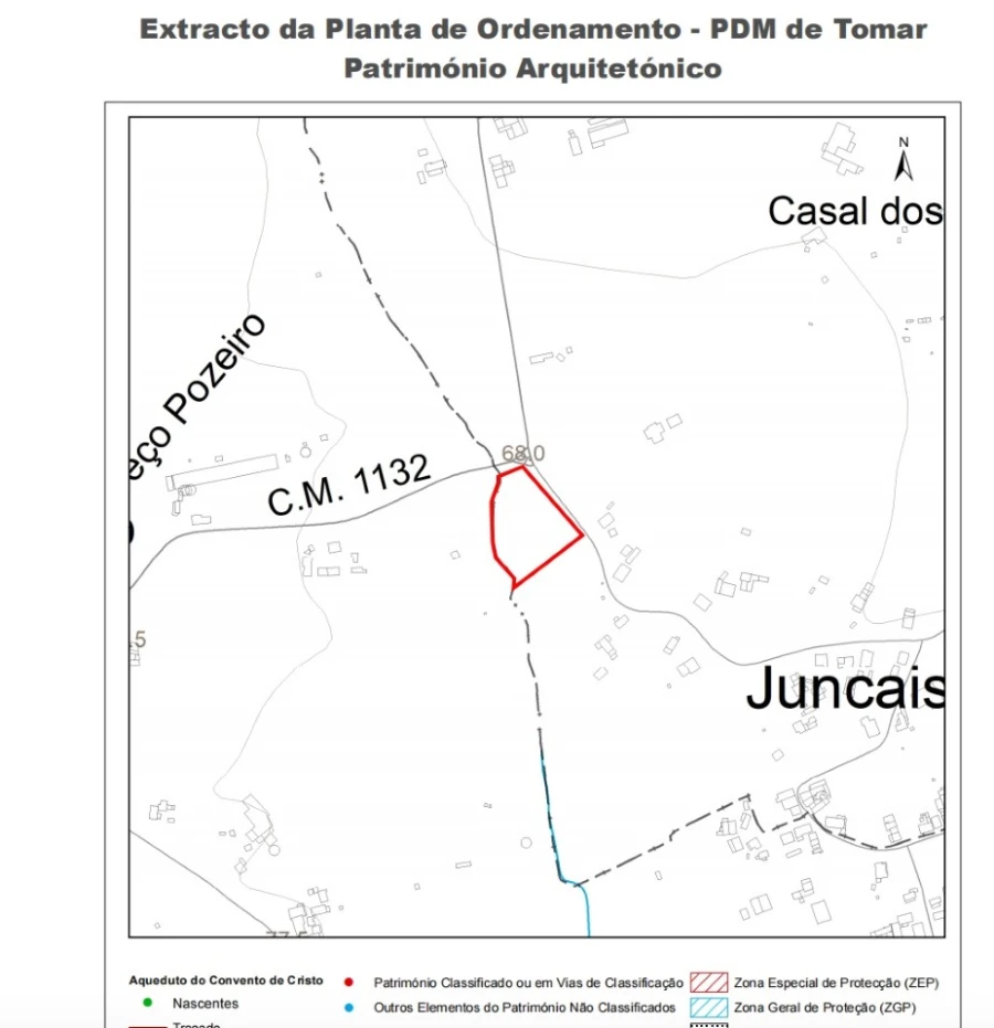 Terreno Agricola ou Rústico para Venda em São João Baptista e Santa Maria dos Olivais Planta 1