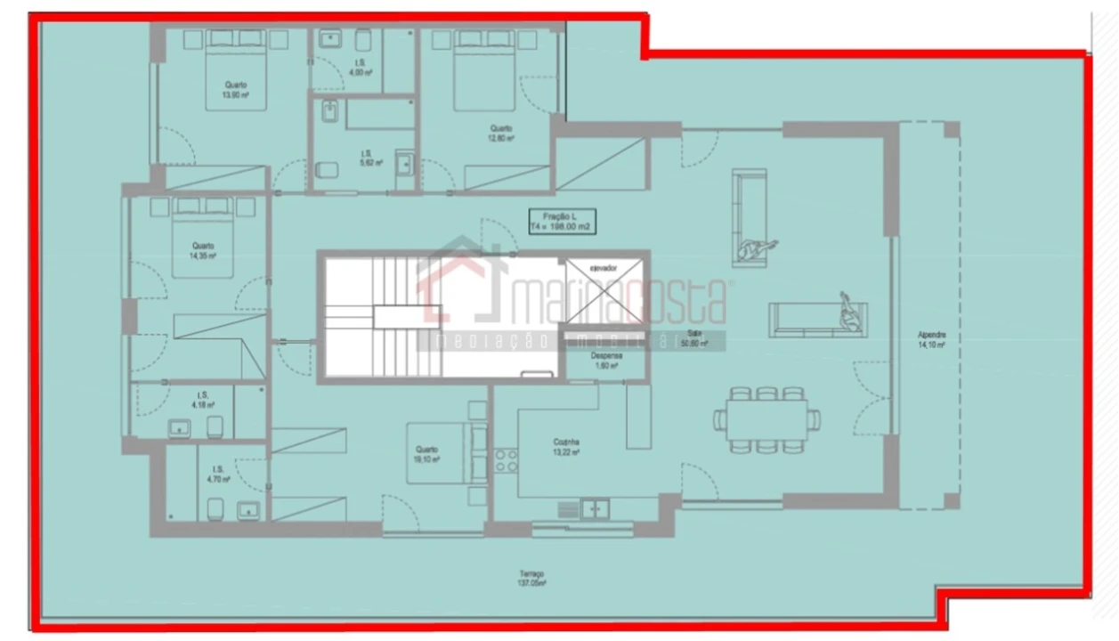 Apartamento T4 para Venda em Lourinhã e Atalaia Foto 2
