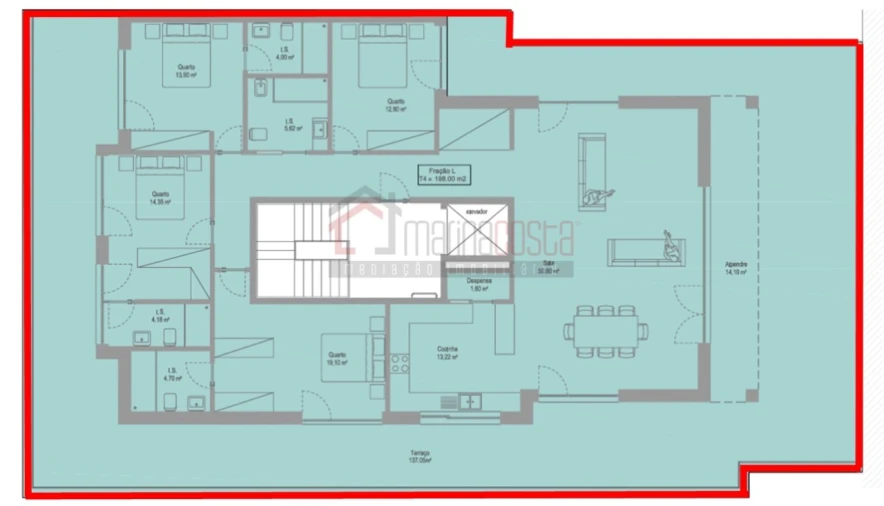 Apartamento T4 para Venda em Lourinhã e Atalaia Foto 2