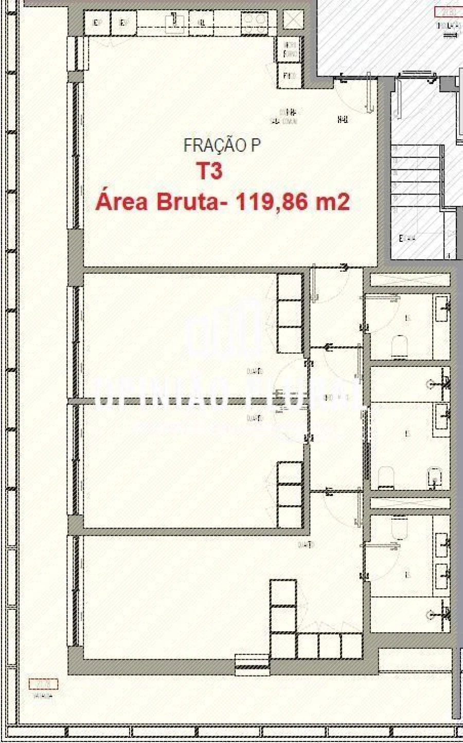 Apartamento T3 para Venda em Madalena Foto 15