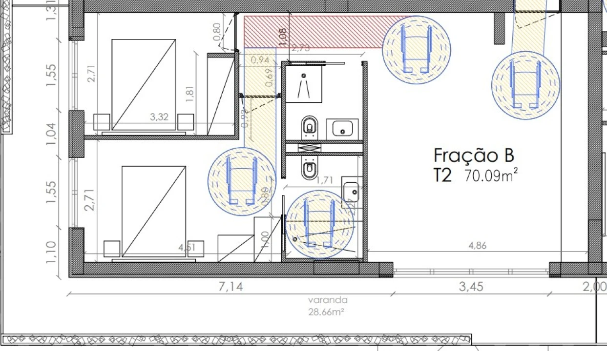 Apartamento T2 para Venda em Matosinhos e Leça da Palmeira Foto 14