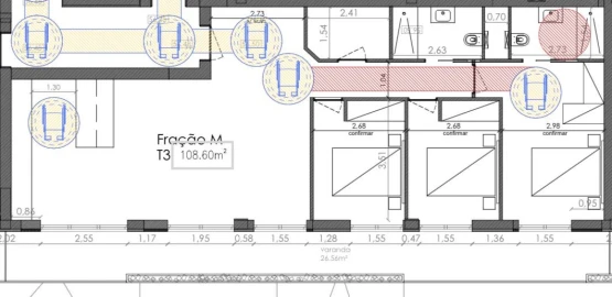 Apartamento T3 para Venda em Matosinhos e Leça da Palmeira
