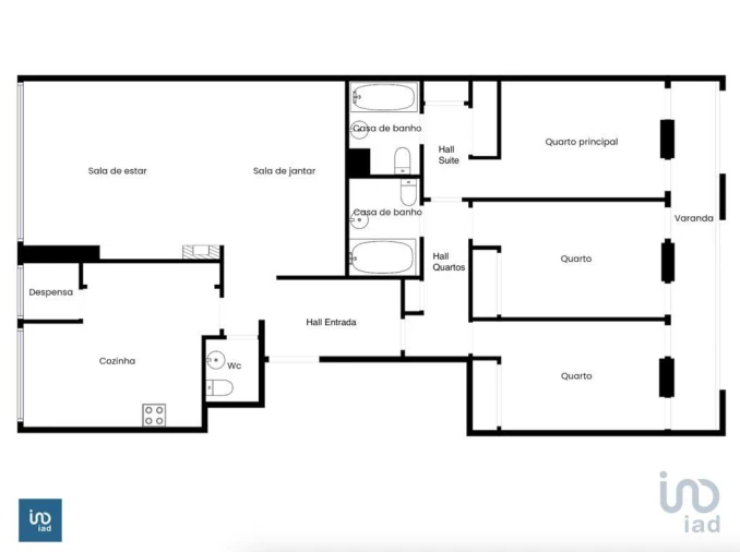 Apartamento T3 para Venda em Costa Foto 5