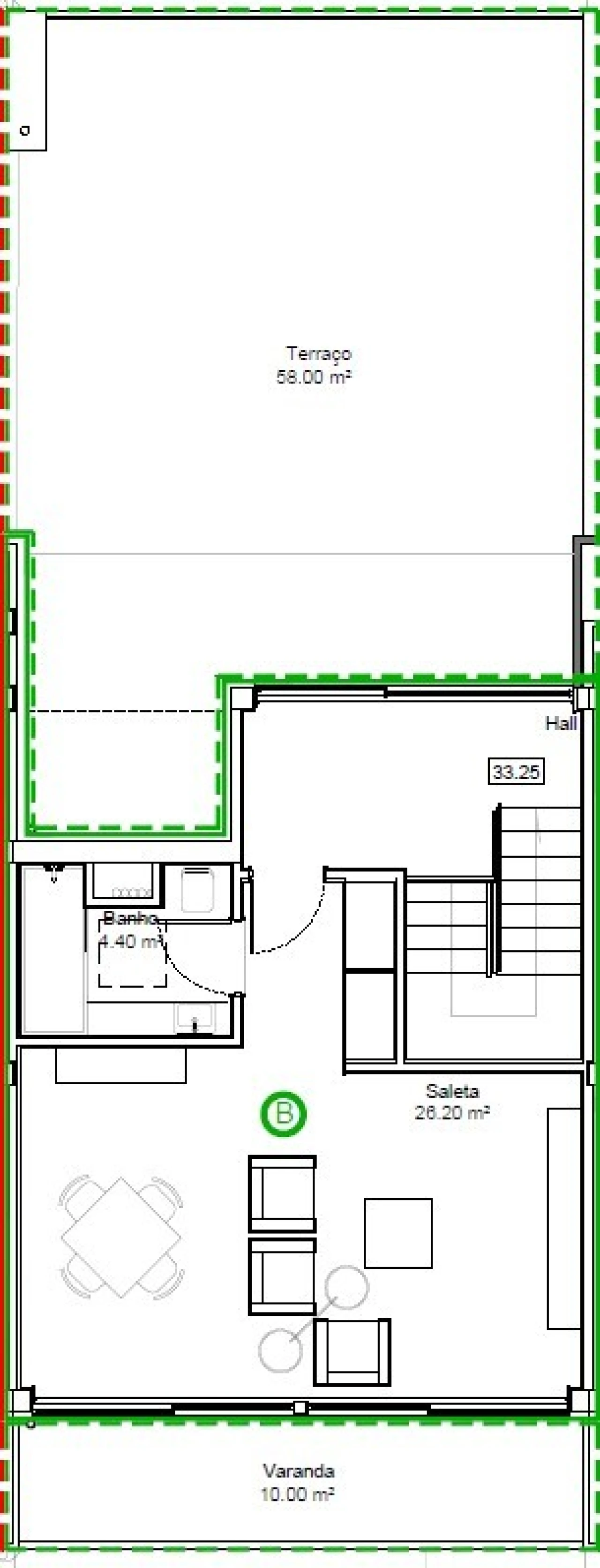 Quinta T3 para Venda em Canidelo Planta 4