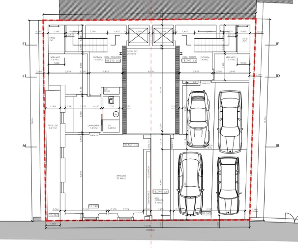 Moradia T3 para Arrendamento em Cascais e Estoril Planta 1