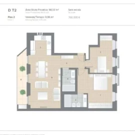 Apartamento T2 para Venda em Arroios