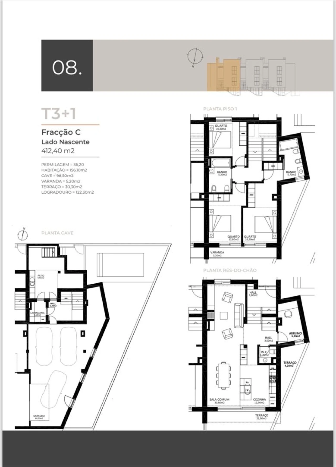 Moradia T3 para Venda em Madalena Foto 19