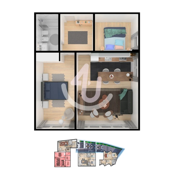 Apartamento T2 para Venda em São Martinho do Porto Foto 20