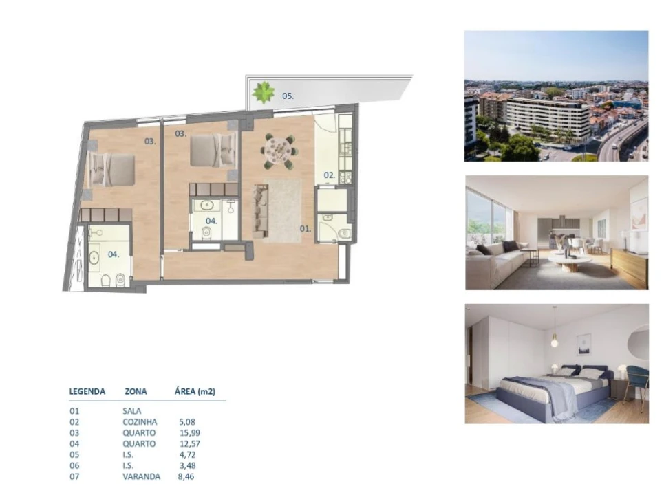 Apartamento T2 para Venda em Paranhos Foto 10