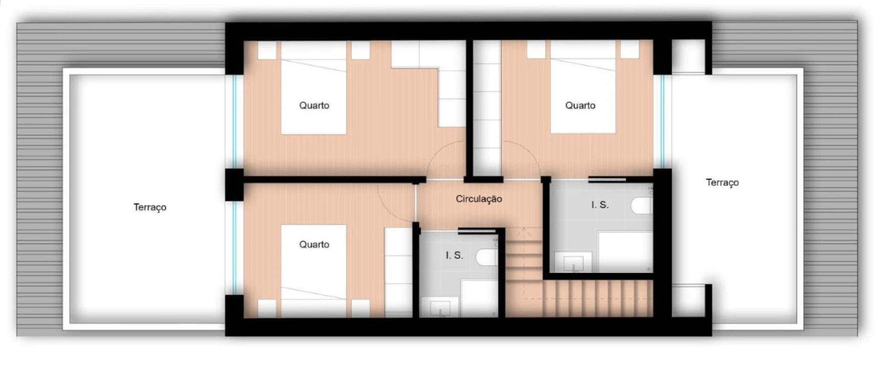 Apartamento T3 para Venda em São Bernardo Planta 2