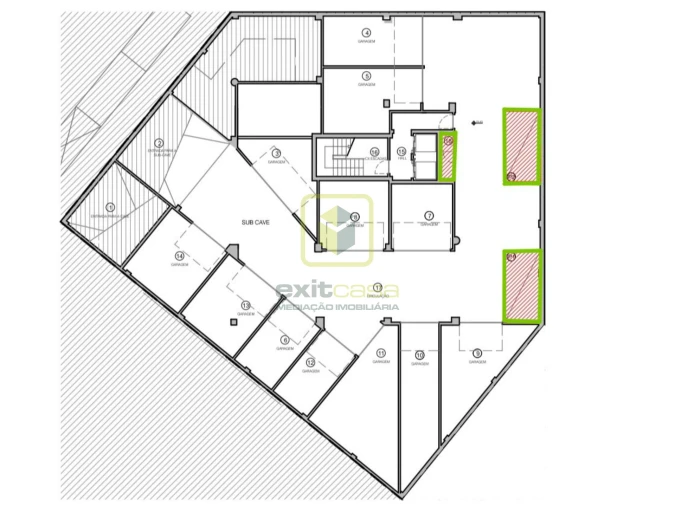 Apartamento T2 para Venda em Tavarede Planta 2
