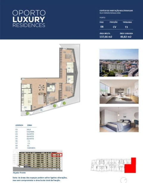 Apartamento T3 para Venda em Paranhos