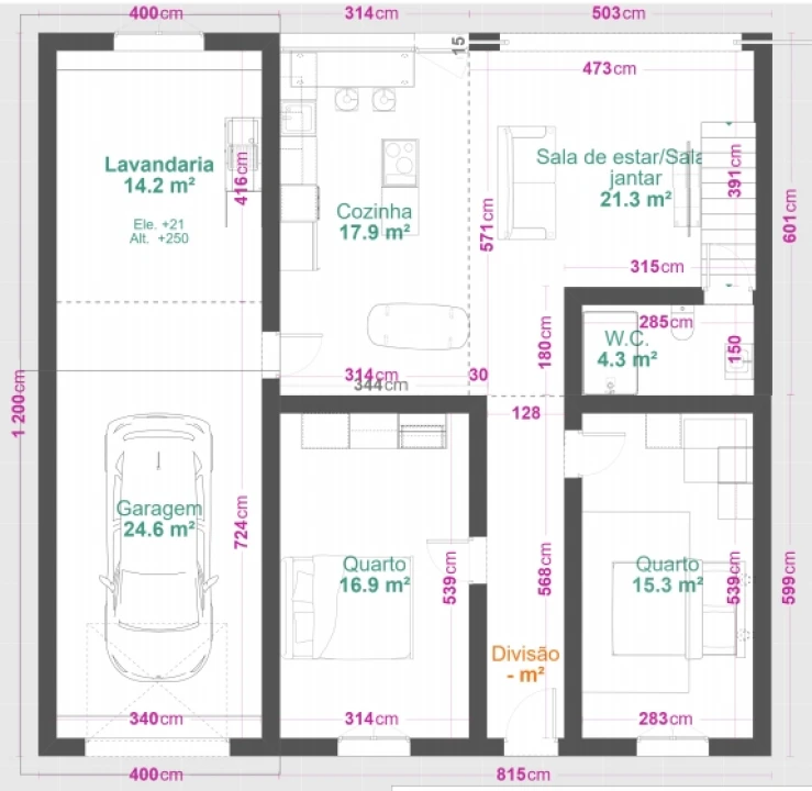 Moradia T3 para Venda em Milagres Foto 3