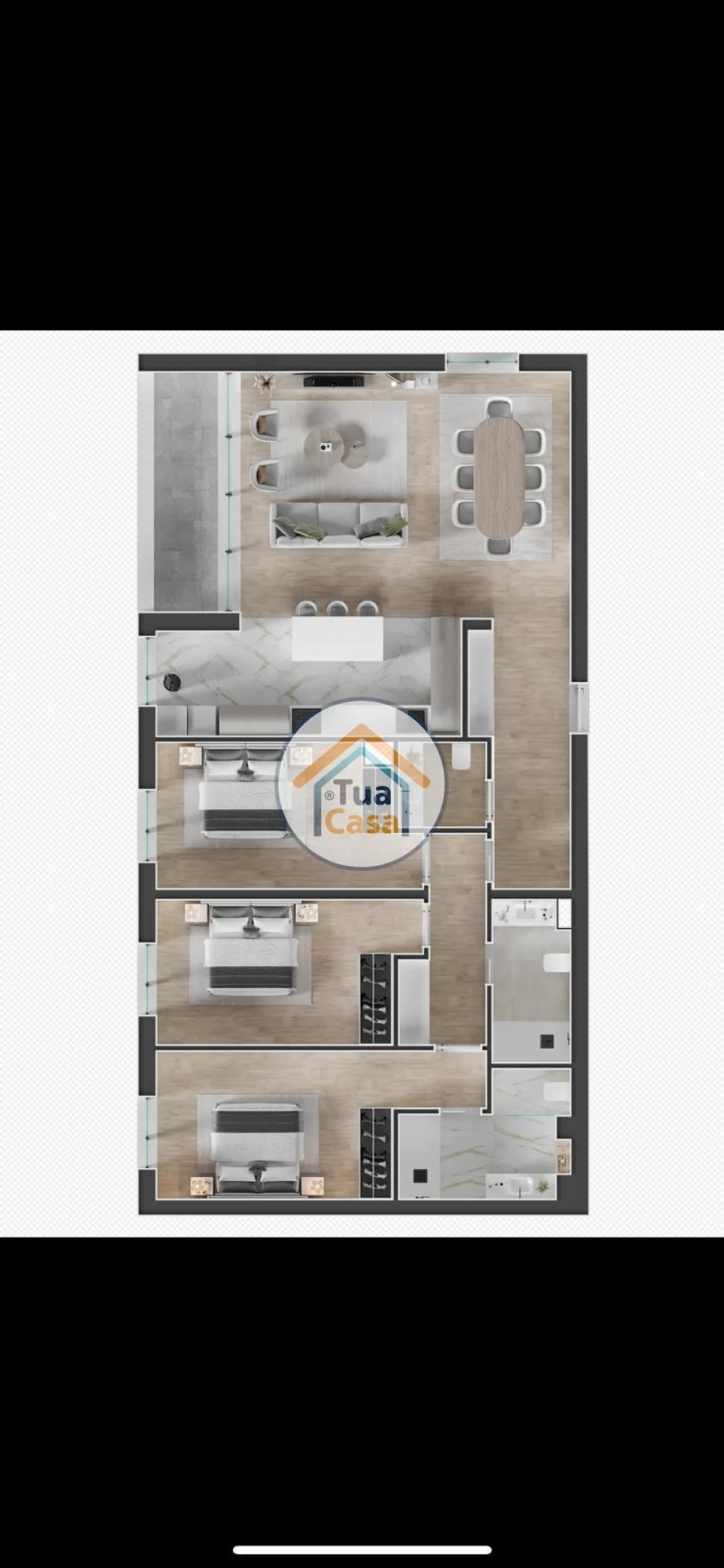 Apartamento T3 para Venda em Canidelo Foto 4