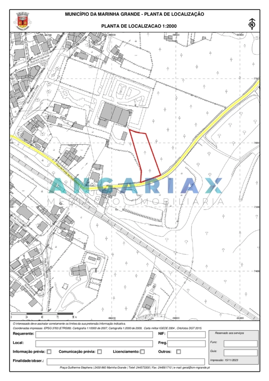 Terreno para Venda em Marinha Grande Planta 2